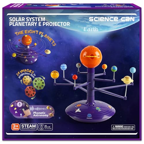 Science Can Sonnensystem Modell Planetensystem für Kinder Deutsch Sternenhimmel Projektor Kinder ab 3 4 5 Jahren Mädchen Jungen Geburtstags von Science Can