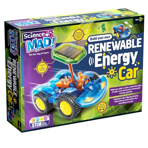 Science Mad - Bauen Sie Ihr eigenes Elektroauto-Set für Kinder mit erneuerbaren Energien – Entdecken Sie die Prinzipien des nachhaltigen Transports – verwenden Sie einen handbetriebenen Generator oder Science Mad - Bauen Sie Ihr eigenes Elektroauto-Set für Kinder mit erneuerbaren Energien – Entdecken Sie die Prinzipien des nachhaltigen Transports – verwenden Sie einen handbetriebenen Generator oder von Science Mad