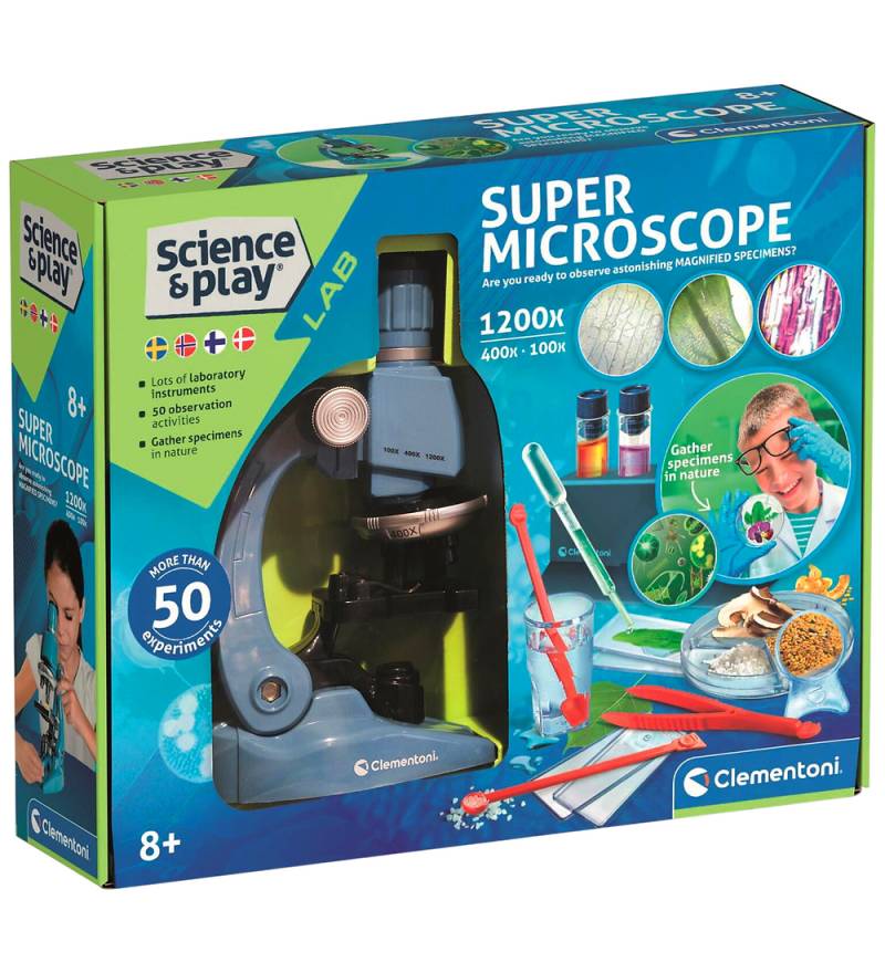 Science & Play Mikroskop - Super Mikroskop m. Experimente - Science & Play - One Size - Spielzeug Science & Play Mikroskop - Super Mikroskop m. Experimente - Science & Play - One Size - Spielzeug von Science & Play