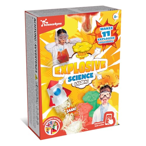 Science4you Explosive Experimentierkasten für Kinder – Kaboom Aktivitäten, Mach Deine Eigene Wasserrakete, Kreiere Eine Neue Sprudelbombe, Lernspielzeug Geschenke für Jungen & Mädchen 8 9 10+ Science4you Explosive Experimentierkasten für Kinder – Kaboom Aktivitäten, Mach Deine Eigene Wasserrakete, Kreiere Eine Neue Sprudelbombe, Lernspielzeug Geschenke für Jungen & Mädchen 8 9 10+ von Science4you