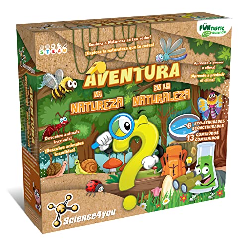 Science4you FUNtastic - Entdecker-Kit Kinder +4 Jahre - Wissenschafts-Kit mit 6 Experimenten für Kinder 4 Jahre: Erkunden Sie einen Ameisenhaufen mit Einer Lupe für Insekten, 80003490 Science4you FUNtastic - Entdecker-Kit Kinder +4 Jahre - Wissenschafts-Kit mit 6 Experimenten für Kinder 4 Jahre: Erkunden Sie einen Ameisenhaufen mit Einer Lupe für Insekten, 80003490 von Science4you