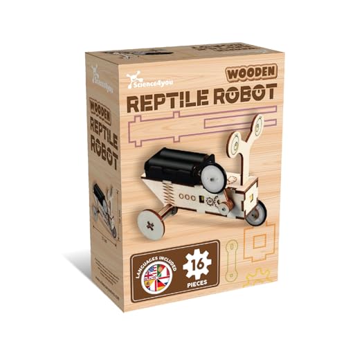 Science4you Holzroboter für Kinder 6+ Jahren – Holzmodelle, Roboter-Baukasten, Reptilienmodell, Modellbau-Geschenk für Jungen, ein Lehrreiches Baukasten-Geschenk für Mädchen und Jungen 6 7 8+ Jahren Science4you Holzroboter für Kinder 6+ Jahren – Holzmodelle, Roboter-Baukasten, Reptilienmodell, Modellbau-Geschenk für Jungen, ein Lehrreiches Baukasten-Geschenk für Mädchen und Jungen 6 7 8+ Jahren von Science4you
