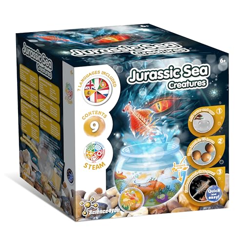 Science4you Jurassische Meerestiere für Kinder ab 6 Jahren - Erstellen Sie EIN Ökosystem für Wasserdrachen lebende Wassertiere mit einem Fischbecken, Geschenk Spielzeug für Kinder 5 6 7 8+ Jahre Science4you Jurassische Meerestiere für Kinder ab 6 Jahren - Erstellen Sie EIN Ökosystem für Wasserdrachen lebende Wassertiere mit einem Fischbecken, Geschenk Spielzeug für Kinder 5 6 7 8+ Jahre von Science4you