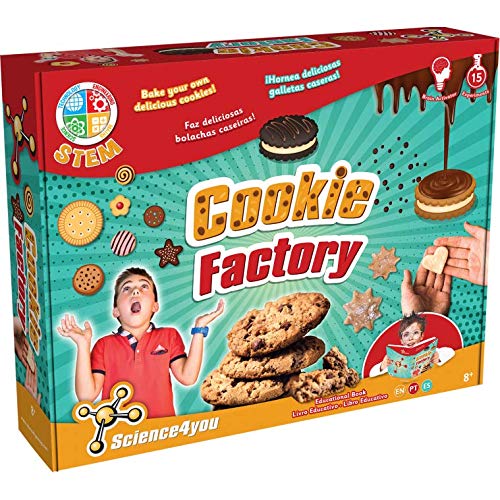 Science4you - Keksfabrik, wissenschaftliches und pädagogisches Stammspielzeug für Kinder 8 Jahre von Science4you