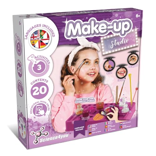 Science4you Makeup-Set für Mädchen ab 8 Jahren - Schminke Dich selbst mit diesem Prinzessinnenspielzeug, finde die Schönheit in diesem Bastelset für Kinder ab 8 9 10 11 Jahren Science4you Makeup-Set für Mädchen ab 8 Jahren - Schminke Dich selbst mit diesem Prinzessinnenspielzeug, finde die Schönheit in diesem Bastelset für Kinder ab 8 9 10 11 Jahren von Science4you