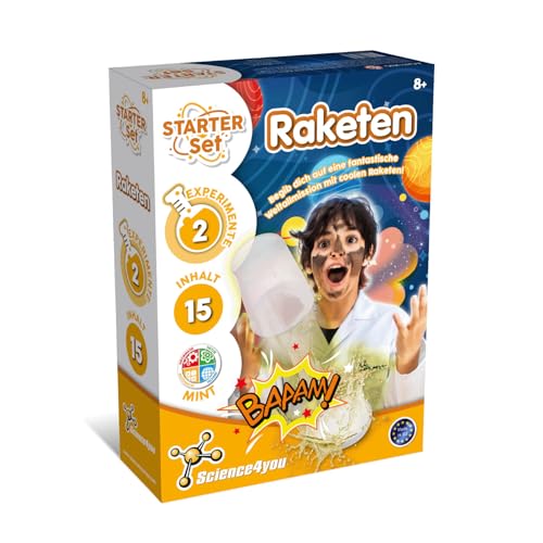 Science4you Raketenwerfer für Kinder – Rakete Bausatz mit 2 Experimente für Kinder: Bottle Rocket - Raketen Spielzeug, Draußen spielzeug und Geschenk Gartenspiele für Jungen & Mädchen ab 7 8 9+ Jahre Science4you Raketenwerfer für Kinder – Rakete Bausatz mit 2 Experimente für Kinder: Bottle Rocket - Raketen Spielzeug, Draußen spielzeug und Geschenk Gartenspiele für Jungen & Mädchen ab 7 8 9+ Jahre von Science4you