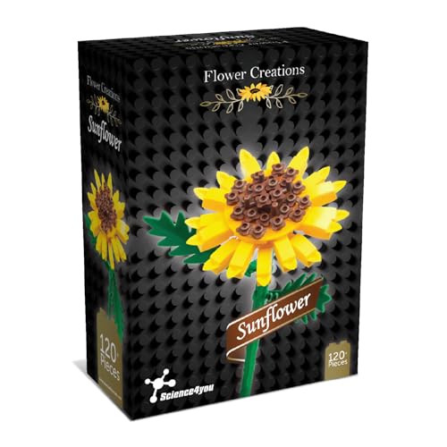 Science4you Sonnenblumen-Baukasten für Erwachsene – Haben Sie Spaß beim Bauen von Sonnenblumen, Bauen Sie künstliche Blumen, Gebäude, Modellieren & Hobby Geschenk für Erwachsene & Kinder Science4you Sonnenblumen-Baukasten für Erwachsene – Haben Sie Spaß beim Bauen von Sonnenblumen, Bauen Sie künstliche Blumen, Gebäude, Modellieren & Hobby Geschenk für Erwachsene & Kinder von Science4you