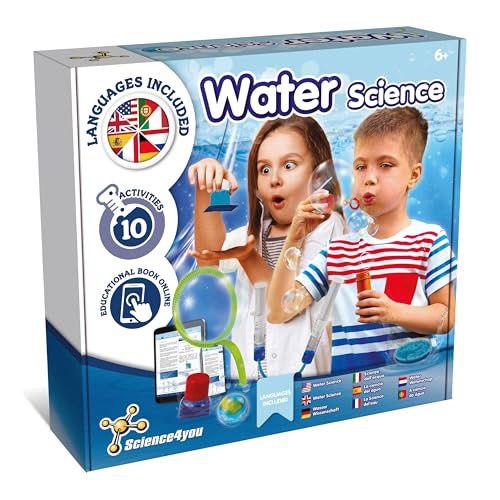 Science4you Wasserblasen Experimentierkasten – Experimentierkasten des Wassers und Machen Sie Ihre Eigenen Seifenblasen, Erstellen Sie riesige Seifenblasen, Set Geschenk für Kinder 6 7 8 9+ von Science4you