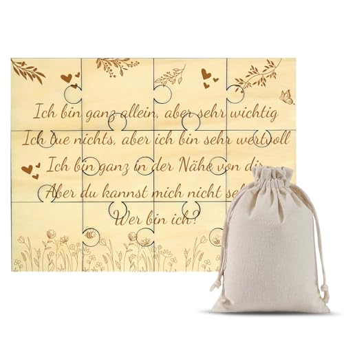 Holzpuzzle Schwangerschaft verkünden – Originelle Schwangerschaftsverkündung & Baby Verkündung | Geschenk „Du wirst Papa“ & „Ihr werdet Oma und Opa“ für Familie & Freunde Holzpuzzle Schwangerschaft verkünden – Originelle Schwangerschaftsverkündung & Baby Verkündung | Geschenk „Du wirst Papa“ & „Ihr werdet Oma und Opa“ für Familie & Freunde von Scinzene