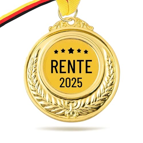 Scinzene Rente Geschenk Medaille mit Gravur - Ruhestand Geschenk für Rentner, Pension Geschenk mit Aufbewahrungsbox, Abschiedsgeschenk Kollegen für Rentenfeier und Pensionierung Scinzene Rente Geschenk Medaille mit Gravur - Ruhestand Geschenk für Rentner, Pension Geschenk mit Aufbewahrungsbox, Abschiedsgeschenk Kollegen für Rentenfeier und Pensionierung von Scinzene