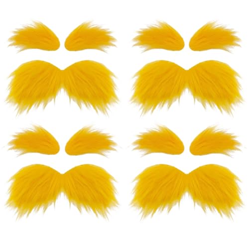 Schnurrbart Zum Ankleben Set – 4 Sätze Lustige Bärte, Fake Bart mit Augenbrauen, Klebe Schnurrbart für Halloween, Mottopartys, 80er Jahre Kostüme, Weihnachtsfeiern und Geburtstagsdeko Schnurrbart Zum Ankleben Set – 4 Sätze Lustige Bärte, Fake Bart mit Augenbrauen, Klebe Schnurrbart für Halloween, Mottopartys, 80er Jahre Kostüme, Weihnachtsfeiern und Geburtstagsdeko von Scinzene