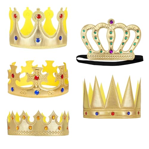 5 Stück Krone, Krone Kinder, Krone König, Kronen, Krone Herren, Crown, Königskrone, Kinder Krone, Krone König Kinder, Krone Gold, Königskrone Kinder, Kinderkrone 5 Stück Krone, Krone Kinder, Krone König, Kronen, Krone Herren, Crown, Königskrone, Kinder Krone, Krone König Kinder, Krone Gold, Königskrone Kinder, Kinderkrone von Scinzene