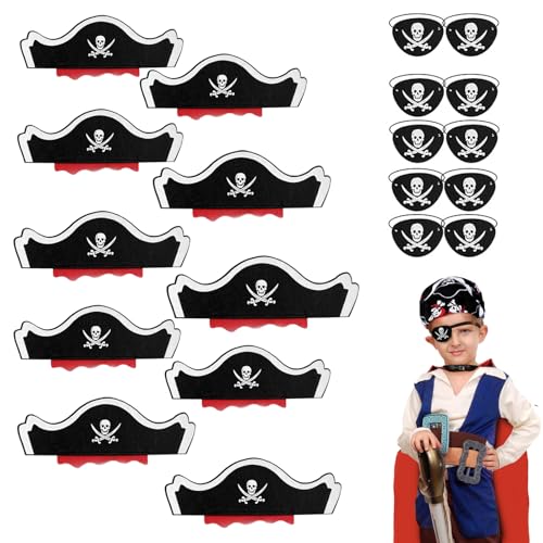 Scinzene 20 Stück Piraten Deko Kindergeburtstag, Piratenhut, Piraten Kindergeburtstag, Augenklappe Pirat, Augenklappe Pirat Kinder, Piratenparty, Piratenparty Kindergeburtstag, Piraten Accessoires Scinzene 20 Stück Piraten Deko Kindergeburtstag, Piratenhut, Piraten Kindergeburtstag, Augenklappe Pirat, Augenklappe Pirat Kinder, Piratenparty, Piratenparty Kindergeburtstag, Piraten Accessoires von Scinzene