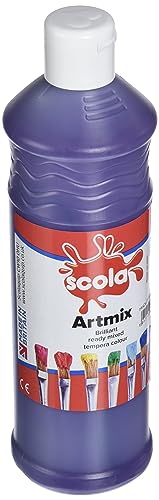 scola Artmix violette Farbe, fertig gemischt, abwaschbar, 600 ml von Scola