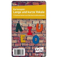 Kartenspiel: Lange und kurze Vokale von Scolix in der AAP Lehrerwelt GmbH