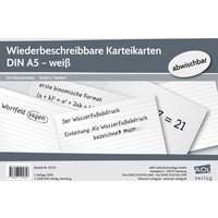 Wiederbeschreibbare Karteikarten DIN A5 - weiß von Scolix in der AAP Lehrerwelt GmbH