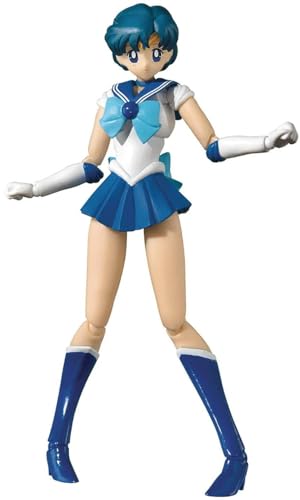 Sconosciuto Bandai Tamashii Nations S.H. Figuarts Pretty Guardian Sailor Moon Sailor Mercury Action Figur, Mehrfarbig, Standard von TAMASHII NATIONS