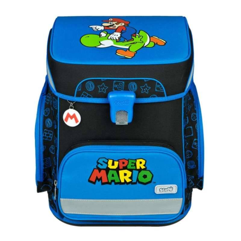 SCOOLI Schulranzen Set EasyFit 5 tlg für Jungen, Scooli Designs Super Mario 2 von Scooli