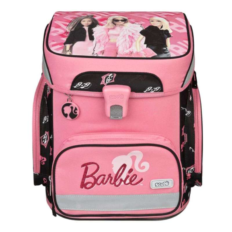 SCOOLI Schulranzen Set EasyFit 5 tlg für Mädchen, Scooli Designs Barbie von Scooli
