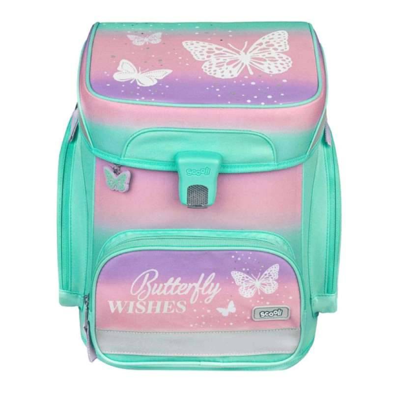 SCOOLI Schulranzen Set EasyFit 5 tlg für Mädchen, Scooli Designs Butterfly Wishes von Scooli