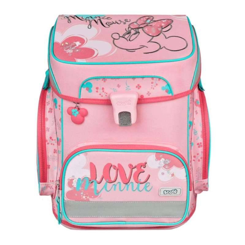 SCOOLI Schulranzen Set EasyFit 5 tlg für Mädchen, Scooli Designs Minnie Mouse 3 von Scooli