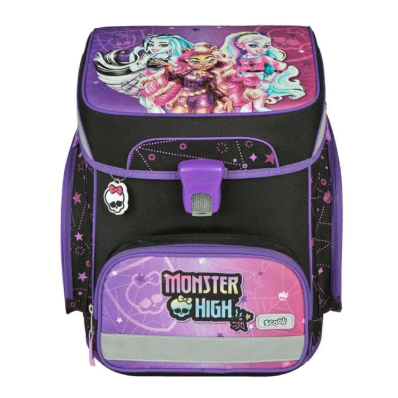 SCOOLI Schulranzen Set EasyFit 5 tlg für Mädchen, Scooli Designs Monster High von Scooli