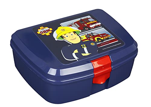 Scooli Brotdose für Kinder mit herausnehmbaren Einsatz - Feuerwehrmann Sam - Kindergarten Brotdose - Sandwichbox Schule - Brotzeitdose aus Kunststoff BPA frei - Sandwichbox - Lunchbox - Vesperbox Scooli Brotdose für Kinder mit herausnehmbaren Einsatz - Feuerwehrmann Sam - Kindergarten Brotdose - Sandwichbox Schule - Brotzeitdose aus Kunststoff BPA frei - Sandwichbox - Lunchbox - Vesperbox von Scooli