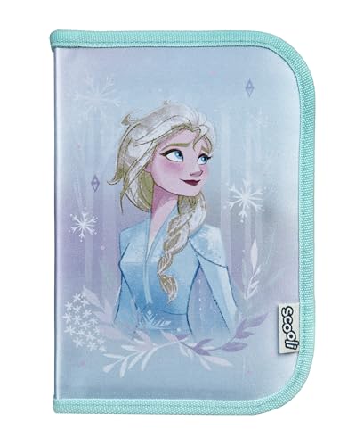 Scooli - Frozen Gefülltes Schüleretui - Komplettes Etui mit hochwertigen Stiften und mehr - All-in-One Schuletui - Praktisch für die Schule - Für Mädchen ab 6 Jahren von Scooli