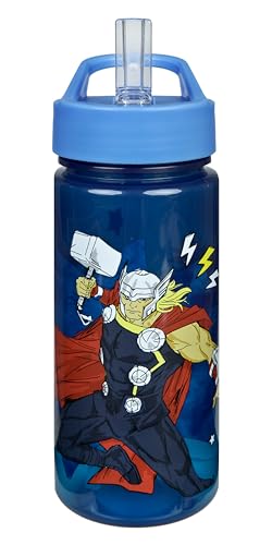Scooli - Marvel Avengers Trinkflasche - BPA-frei, mit Marvel Avengers Motiv - ideal für Kinder und Fans - Kindergarten und Schule - 500 ml von Scooli