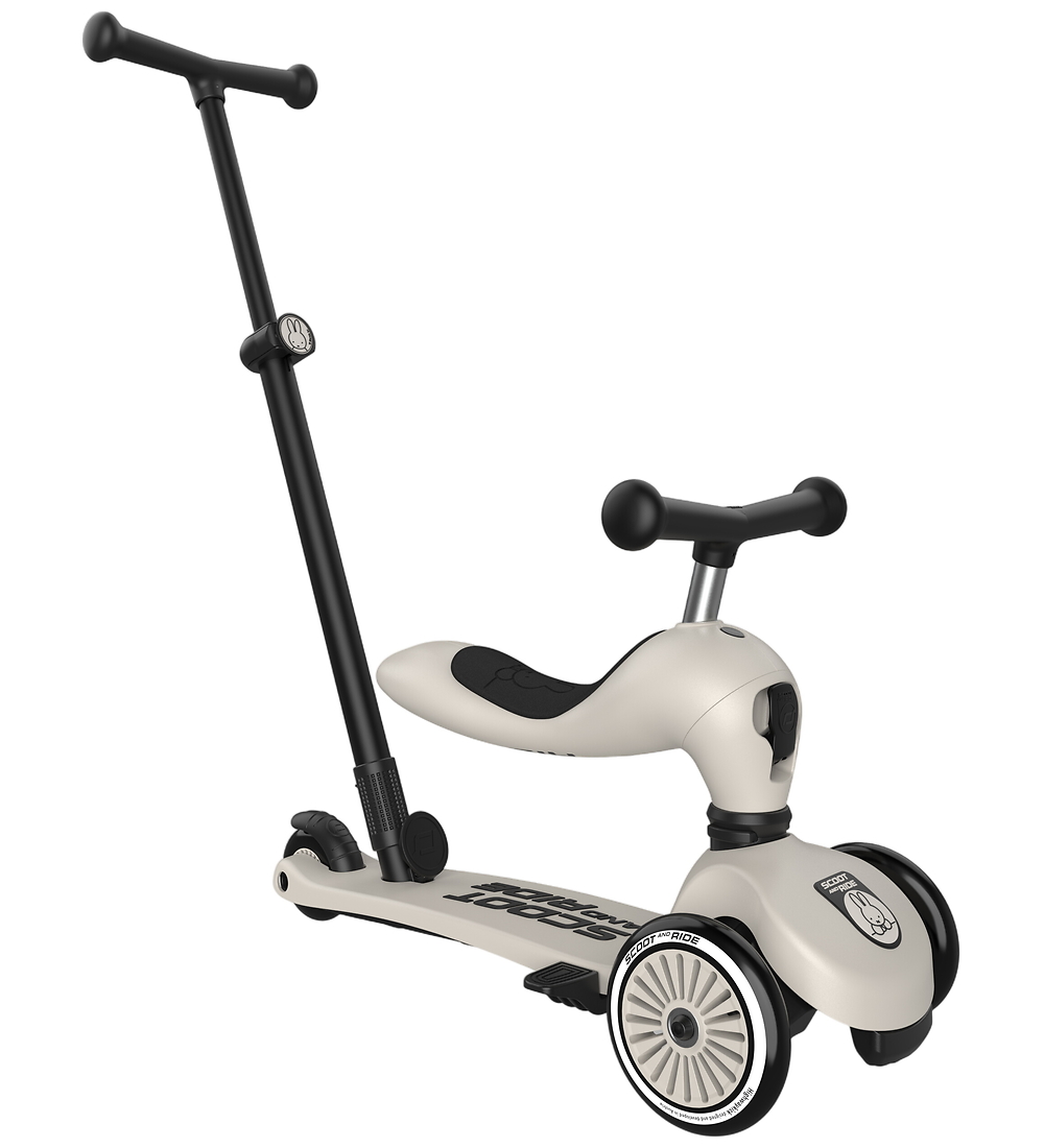 Scoot and Ride Highway Kick 1 Push&Go - Ash/Miffy - Scoot and Ride - One Size - Laufräder von Scoot and Ride