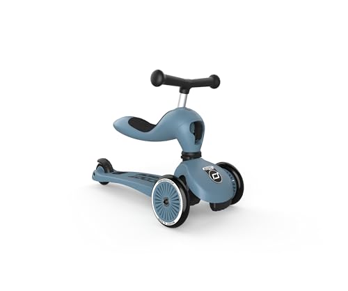 Scoot & Ride 3418 Highwaykick 1 - Steel - Scooter mit sitz von Scoot & Ride