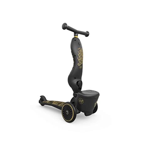 Scoot and Ride Highwaykick 1 Scooter and Ride On Toy Black and Golden Lifestyle (Limited Edition) von Scoot & Ride