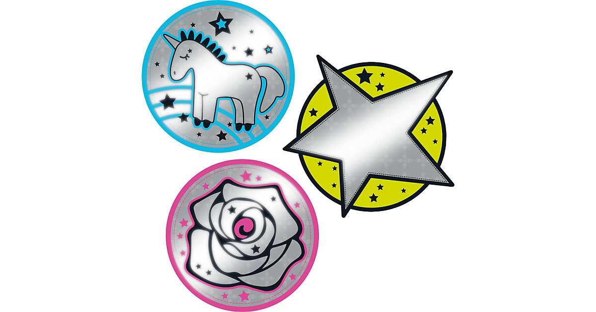 Funny Snaps Safety Girls, 3 Stück pastell von Scout