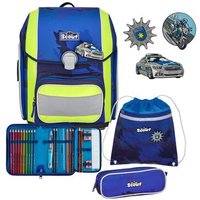 SCOUT 76400821600 Schulranzen-Set 4-teilig Genius DIN Blue Police SCOUT 76400821600 Schulranzen-Set 4-teilig Genius DIN Blue Police von Scout
