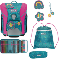 SCOUT S766100126700 Schulranzen-Set 4-teilig Happy Confetti Micro von Scout
