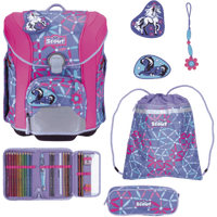 SCOUT S766100141200 Schulranzen-Set 4-teilig Scout Micro DIN Pony Love von Scout
