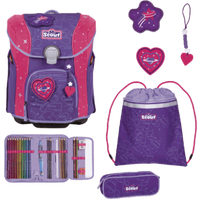 SCOUT S766400157500 Schulranzen-Set 4-teilig Heartbeat Micro Set Superflash Extreme SCOUT S766400157500 Schulranzen-Set 4-teilig Heartbeat Micro Set Superflash Extreme von Scout