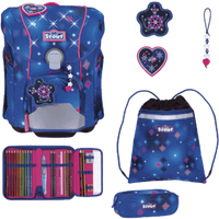 SCOUT S766500166000 Schulranzen-Set 4-teilig - Micro Exklusiv LED Sparkling Dream von Scout