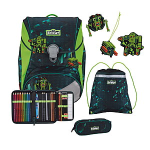 Scout Alpha Cubes Schulrucksack-Set Scout Alpha Cubes Schulrucksack-Set von Scout