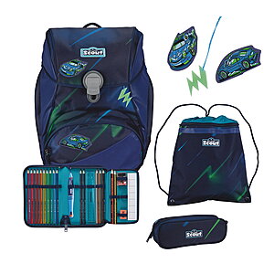 Scout Alpha Exklusiv Superflash City Lights Schulranzenset Scout Alpha Exklusiv Superflash City Lights Schulranzenset von Scout