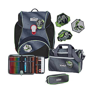 Scout Alpha Superflash Black Spider 4tlg. Schulranzenset Scout Alpha Superflash Black Spider 4tlg. Schulranzenset von Scout