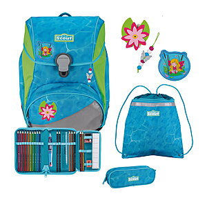 Scout Alpha Water Lily Schulrucksack-Set von Scout