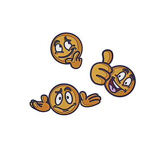 Scout Funny Snaps Emojis 3 tlg. von Scout