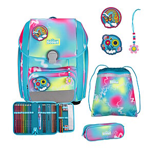 Scout Genius Happy Rainbow Ex Edition Safety Light Schulranzen Set Scout Genius Happy Rainbow Ex Edition Safety Light Schulranzen Set von Scout