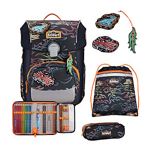 Scout Neo Flames Exklusiv Edition Safety Light Schulranzen Set Scout Neo Flames Exklusiv Edition Safety Light Schulranzen Set von Scout