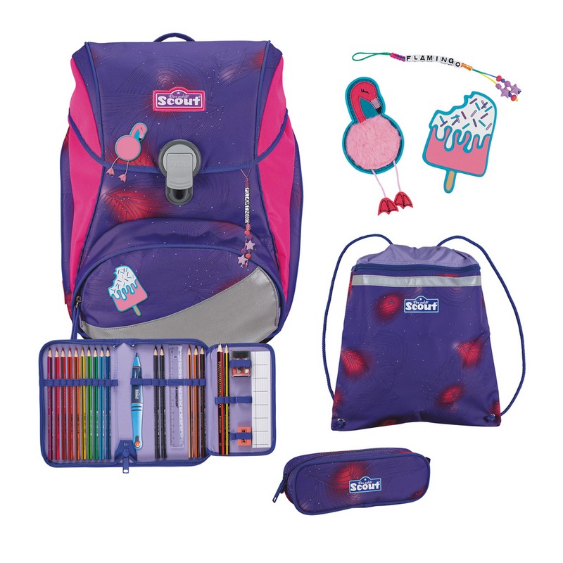 Scout Schulranzen Set Alpha DIN Summer 4-tlg. Scout Schulranzen Set Alpha DIN Summer 4-tlg. von Scout