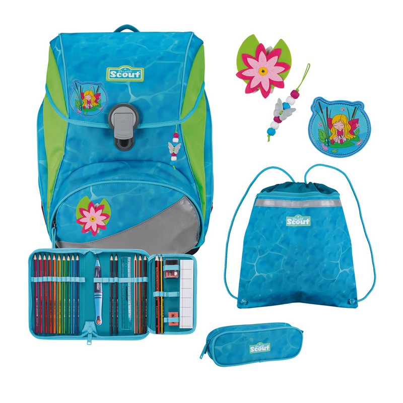 Scout Schulranzen Set Alpha DIN Water Lily 4-tlg. Scout Schulranzen Set Alpha DIN Water Lily 4-tlg. von Scout
