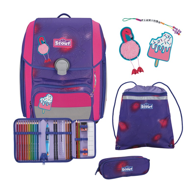 Scout Schulranzen Set Genius DIN Summer 4-tlg. Scout Schulranzen Set Genius DIN Summer 4-tlg. von Scout
