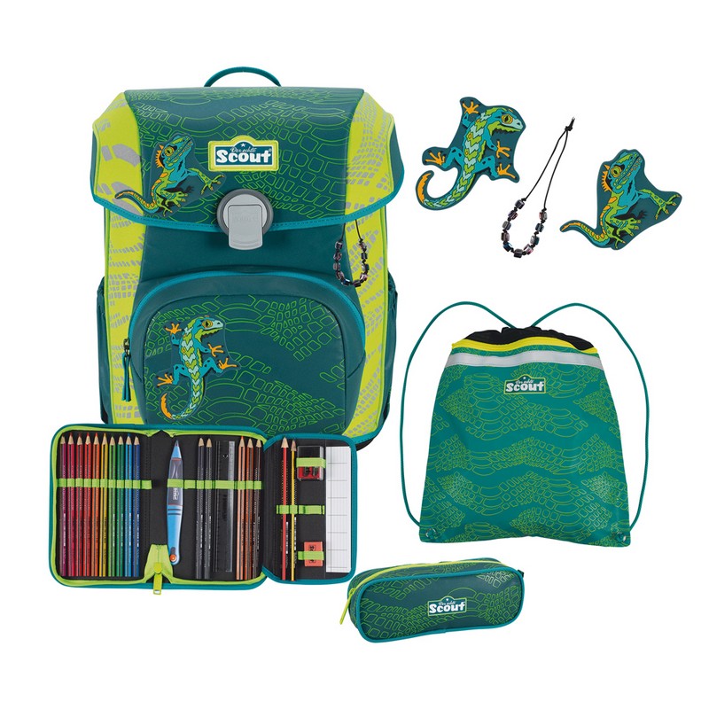 Scout Schulranzen Set Neo Exklusiv Superflash Extreme Lizard 4-tlg. Scout Schulranzen Set Neo Exklusiv Superflash Extreme Lizard 4-tlg. von Scout