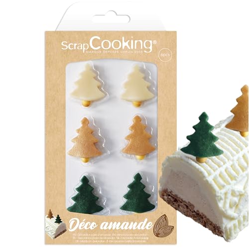 ScrapCooking - Décos en Pâte d’Amande « Sapins » - Décorations Alimentaires Noël pour Bûches & Gâteaux - Décos Comestible Pâtisseries - 7606 ScrapCooking - Décos en Pâte d’Amande « Sapins » - Décorations Alimentaires Noël pour Bûches & Gâteaux - Décos Comestible Pâtisseries - 7606 von ScrapCooking